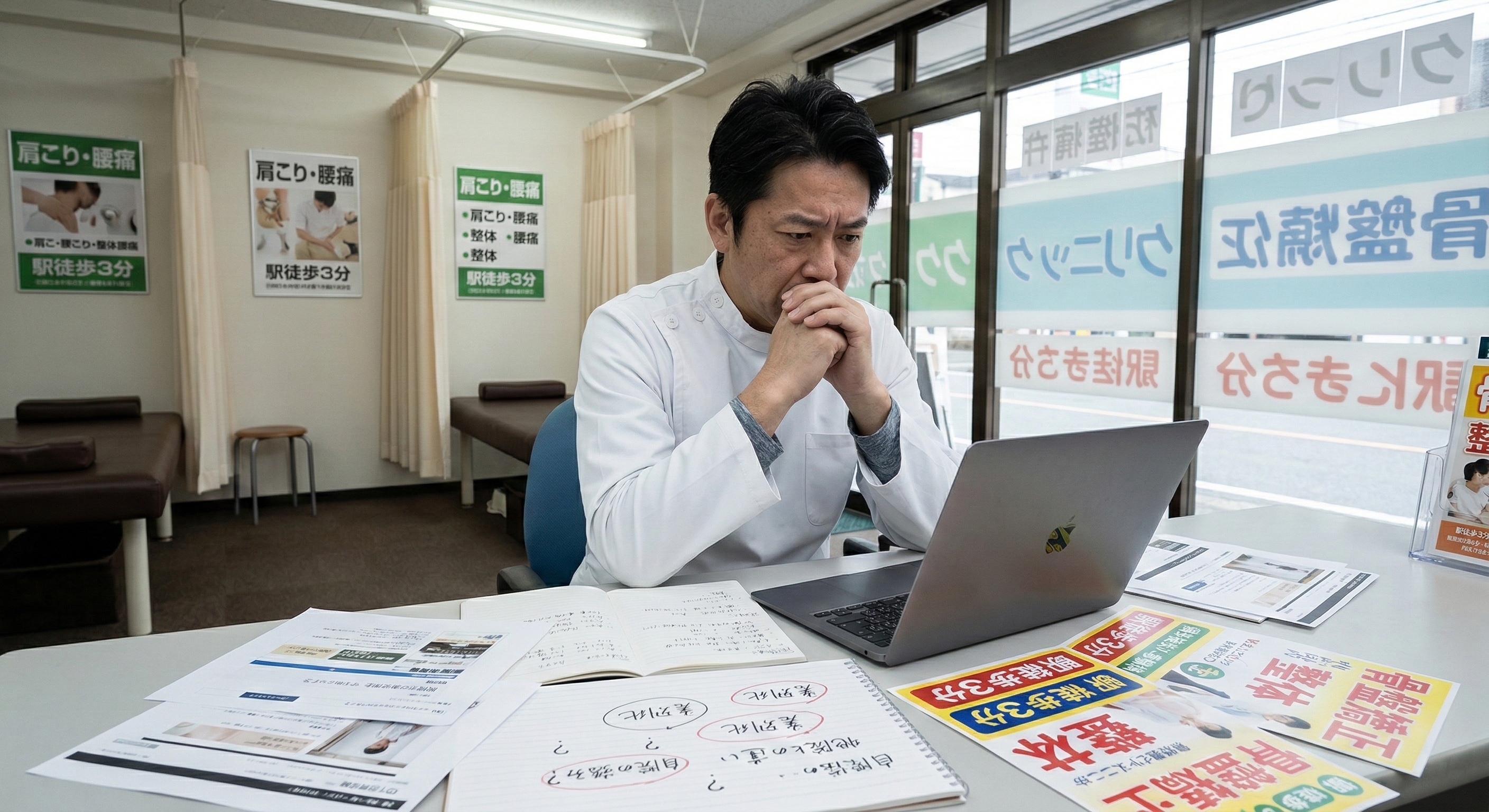 近隣院との差別化に悩む治療家