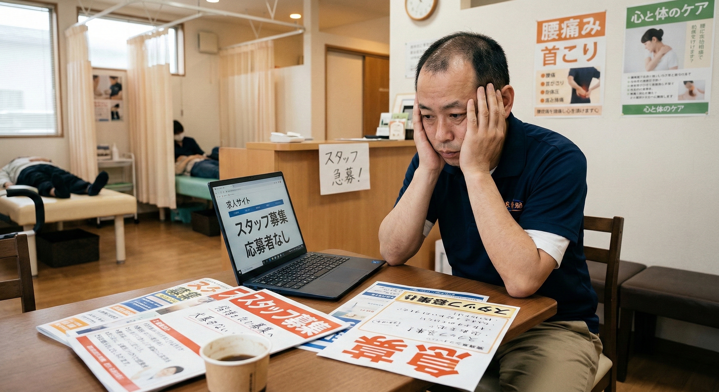 スタッフ採用に悩む院長